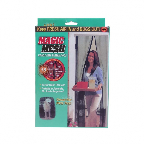 Magnetická síť do dveří 210 x 100 cm