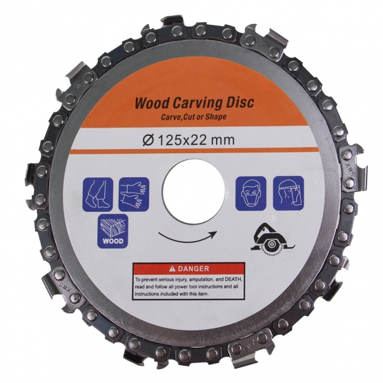 4 ks řezných kotoučů na dřevo 125x22 mm