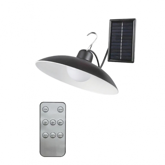 LED solární lampa s dálkovým ovládáním