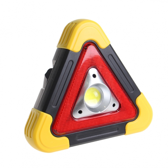 Výstražný solární LED trojúhelník HB-6609
