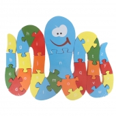 Vzdělávací dřevěné puzzle chobotnice