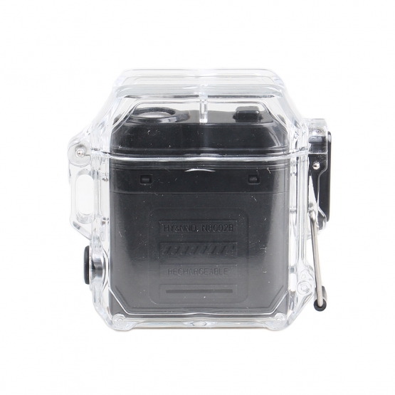 Elektrický spirálový zapalovač černý