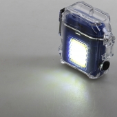 Elektrický spirálový zapalovač modrý