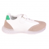 Dětské tenisky svítící se špičkou žlutozelené var.1