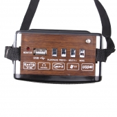 Přenosné rádio YG-901UAT hnědé