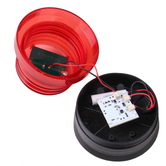 Solární výstražné světlo