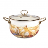 8-dílná sada smaltovaných hrnců zátiší