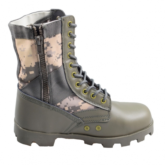 Boty vysoké maskáčové zelené vel. 45