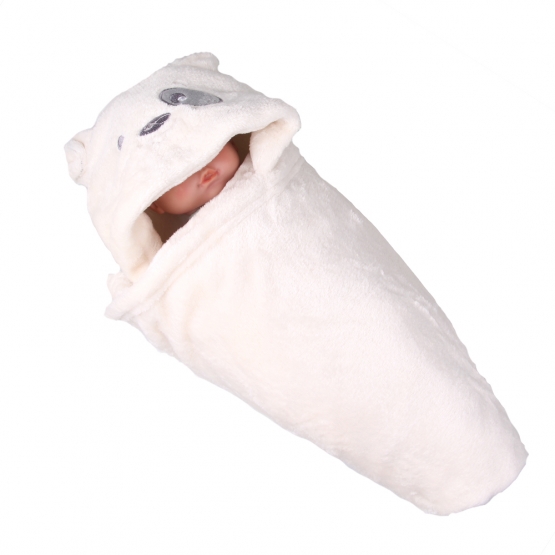 Dětská deka Happy Baby bílá – pejsek