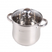 6-dílná sada hrnců z nerezové oceli EH-9093