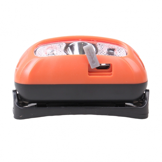 Outdoorová LED čelovka oranžová