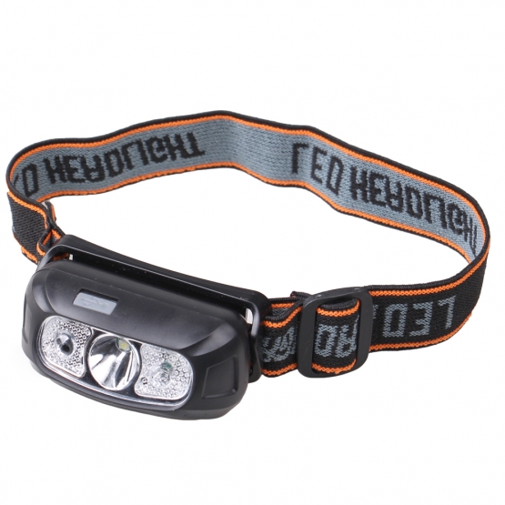 Outdoorová LED čelovka černá