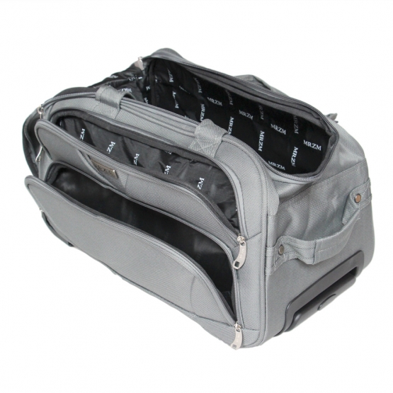 Cestovní taška na kolečkách MRZM šedá velká