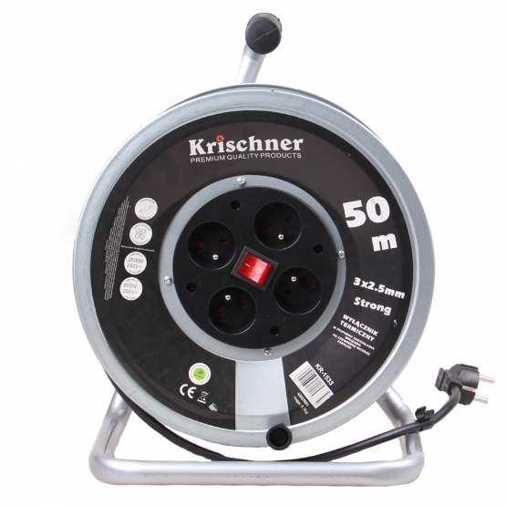 Prodlužovací kabel na bubnu 50 m KR-1533