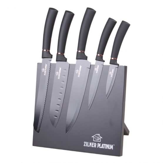 Sada nožů s magnetickým stojanem ZL-5116