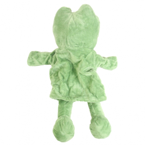 Plyšový maňásek s nohama na ruku žabička