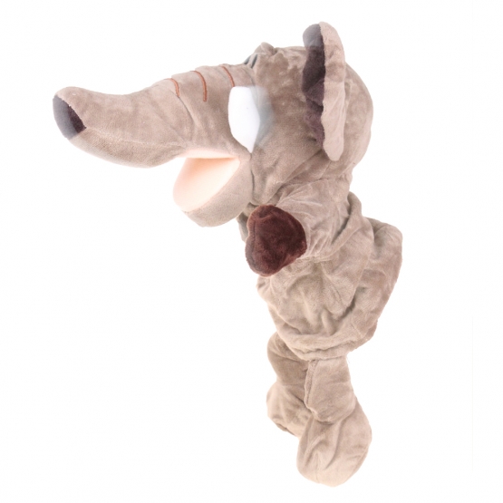 Plyšový maňásek s nohama na ruku slon
