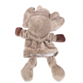 Plyšový maňásek s nohama na ruku slon