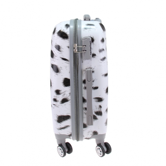 Sada 3 kufrů skořepinových LP8 (bílý s flíčky)