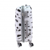 Sada 3 kufrů skořepinových LP8 (bílý s flíčky)