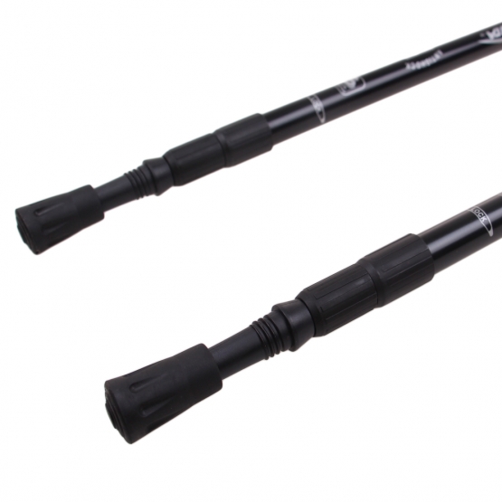 Trekingové hole s odpružením (2ks) černé