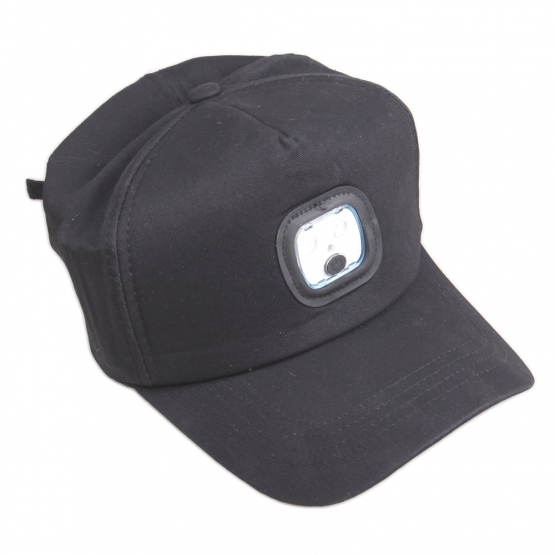 Kšiltovka s integrovaným LED světlem