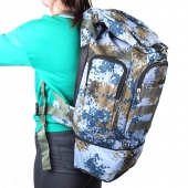 Batoh maskáčový 50 l světle modrý