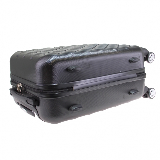 Sada 3 kufrů skořepinových LA2 černá