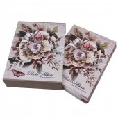 Fotoalbum s kyticí na 200 fotografií béžové