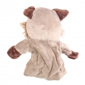 Plyšový maňásek na ruku vlk