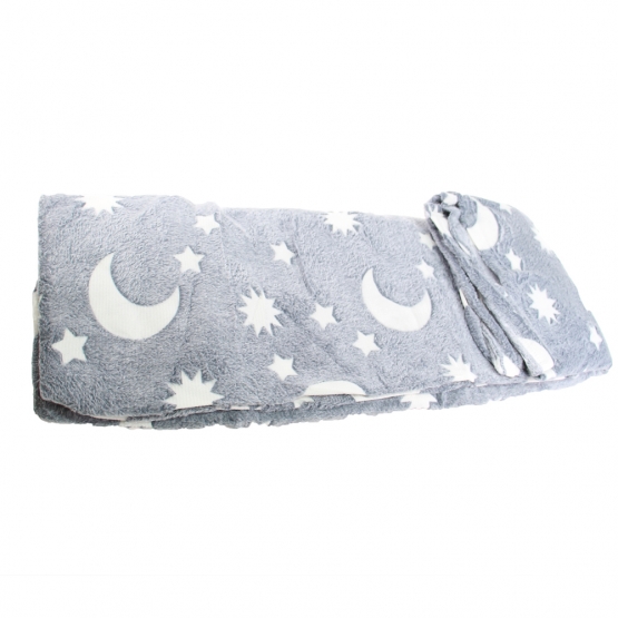 Svítící deka šedá