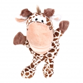 Plyšový maňásek s nohama na ruku žirafa 
