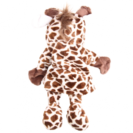 Plyšový maňásek s nohama na ruku žirafa 