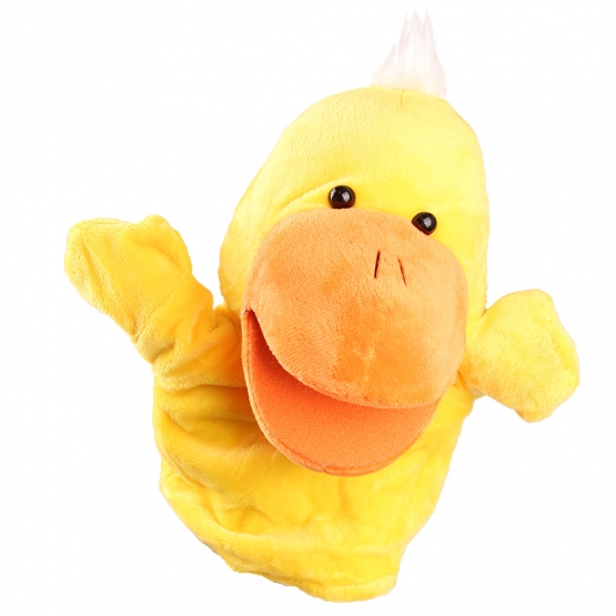 Plyšový maňásek na ruku kačenka