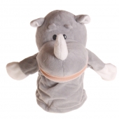 Plyšový maňásek na ruku nosorožec