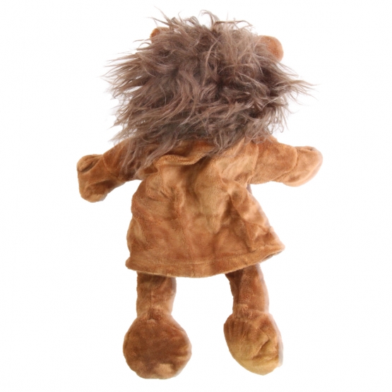 Plyšový maňásek s nohama na ruku lev var.2