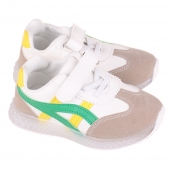 Dětské tenisky svítící se špičkou žlutozelené var.2