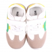 Dětské tenisky svítící se špičkou žlutozelené var.2