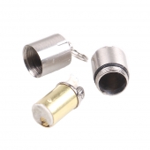 Mini benzínový zapalovač stříbrný