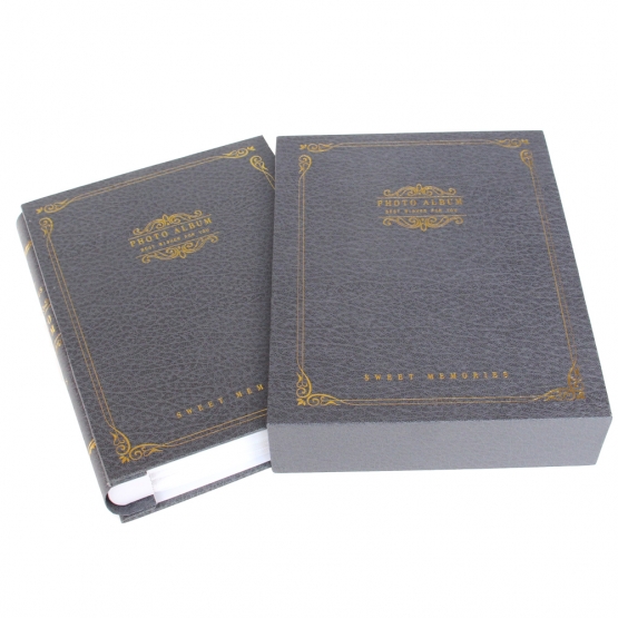  Fotoalbum na 200 fotografií šedé typ D