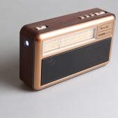 Přenosné 3pásmové solární rádio X-BASS žluté