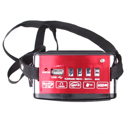 Přenosné rádio YG-901UAT červené