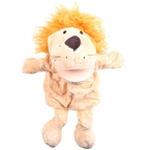 Plyšový maňásek s nohama na ruku lev var.1