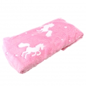 Svítící deka růžová 