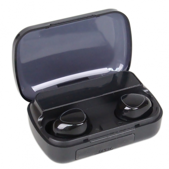 Bezdrátová sluchátka s powerbankou M10 černé