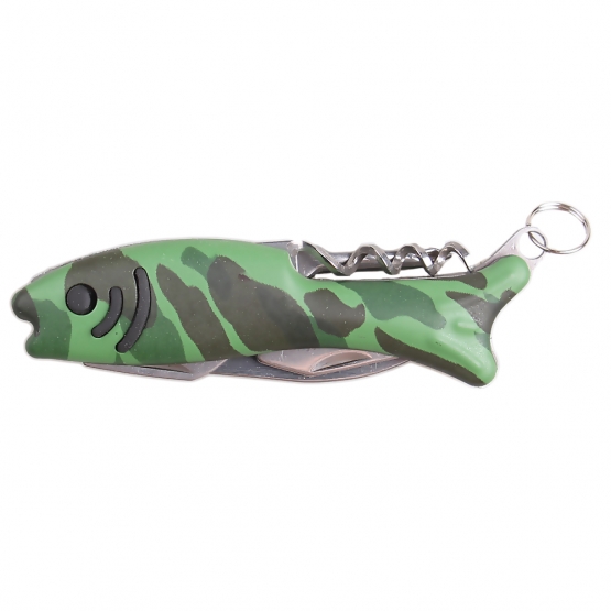 5-funkční kapesní nůž rybička maskáčová