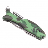 5-funkční kapesní nůž rybička maskáčová