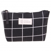 Kosmetická taška Handmade černá kostka
