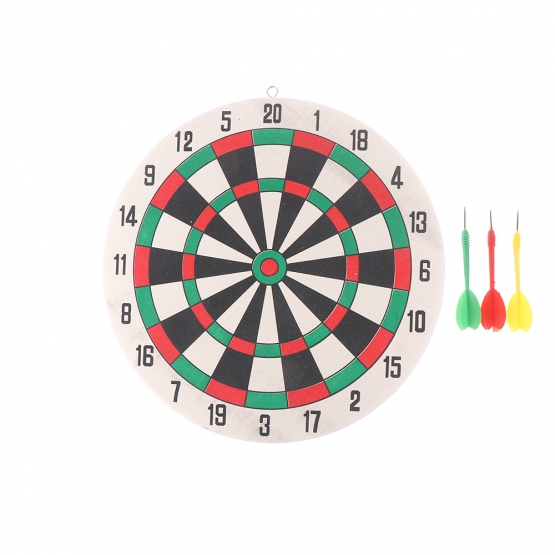 Oboustranný terč na šipky