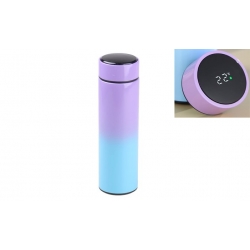 Nerezová termoska s LED displejem fialová